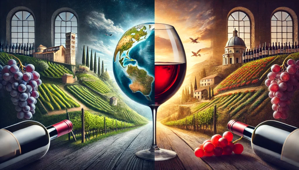 Velho Mundo vs. Novo Mundo: Comparações que Revelam as Diferenças no Mundo do Vinho