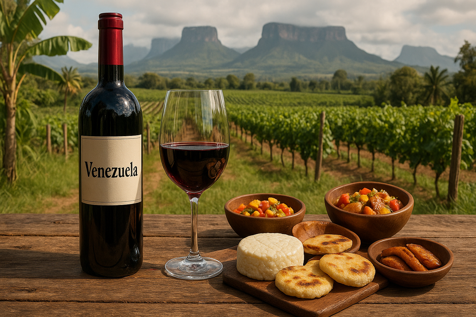 Produção de vinhos na Venezuela