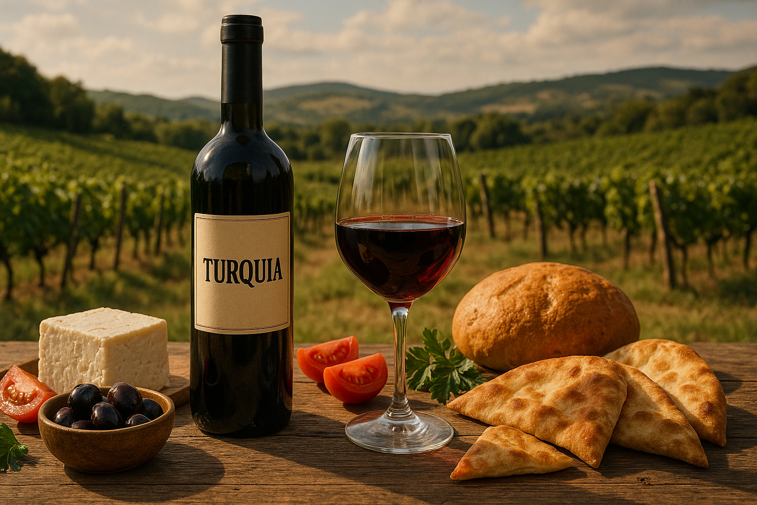 Produção de vinho na Turquia Produção de vinho na Turquia